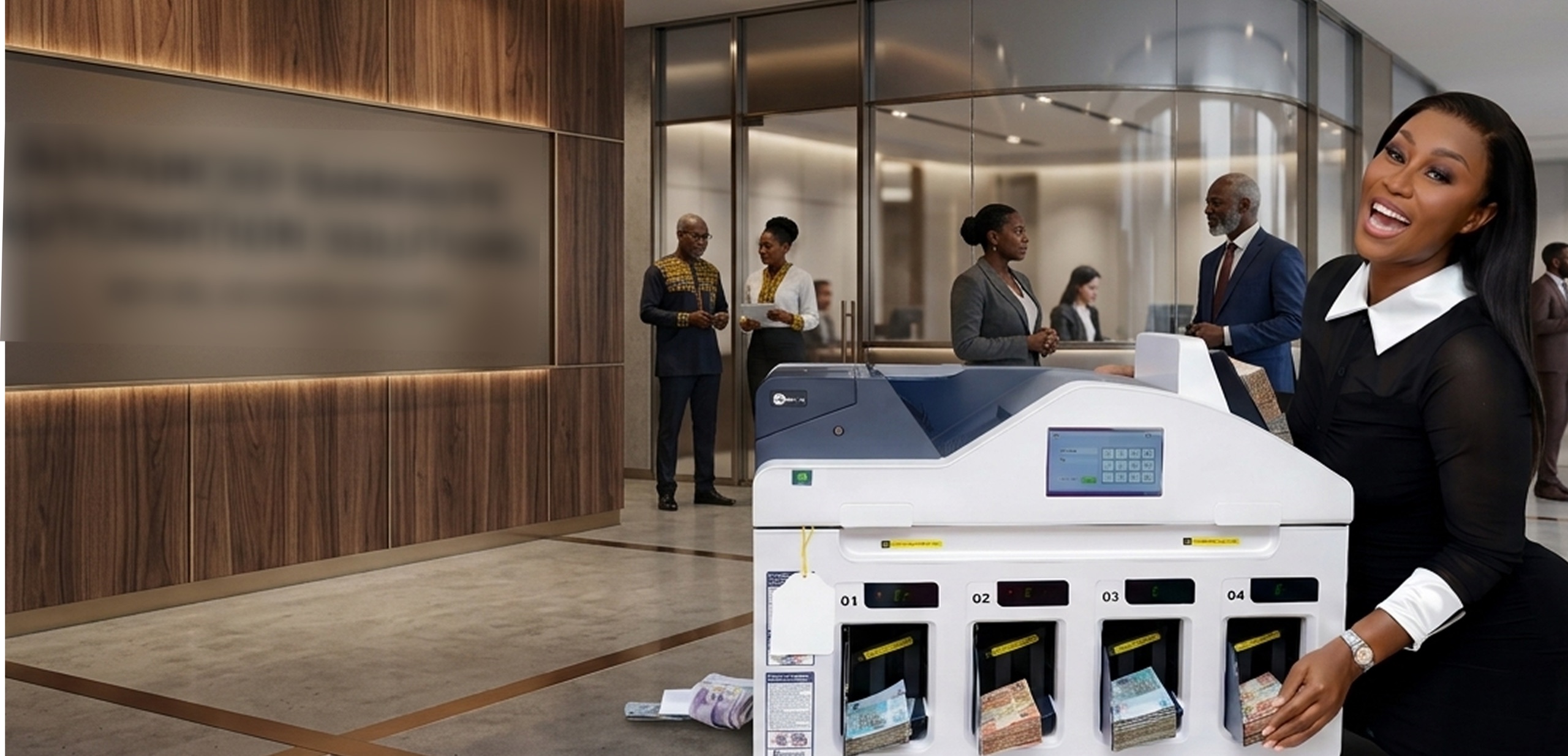ALSALE banking and elevator solutions in a modern business environment